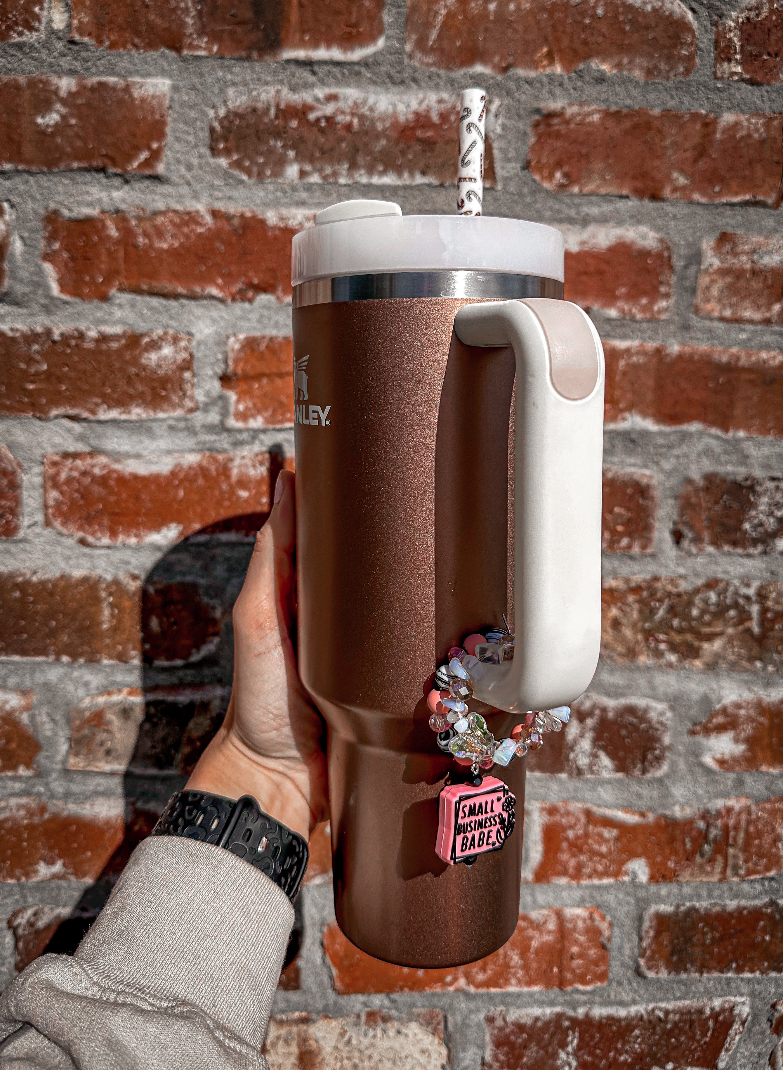 Small Bizz Babe cup charm